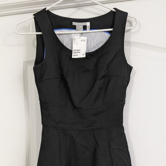 Size 2 Audrey Hepburn Style Black A-Line Dress - Picture 2 of 2